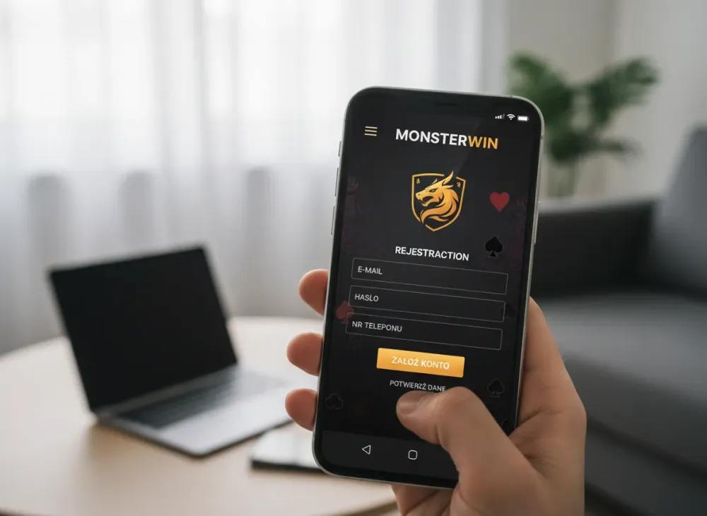 Monsterwin rejestracja – jak założyć konto i potwierdzić dane
